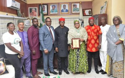 CYMS Honours NYSC Director, Corps Mobilization, Hajia Walida Siddique Isa.